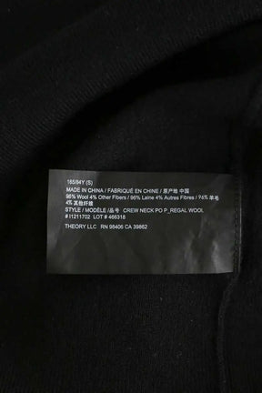 Pull Theory Noir en Laine