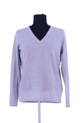 Pull Tommy Hilfiger Anthracite en Laine, taille S - Seconde Main