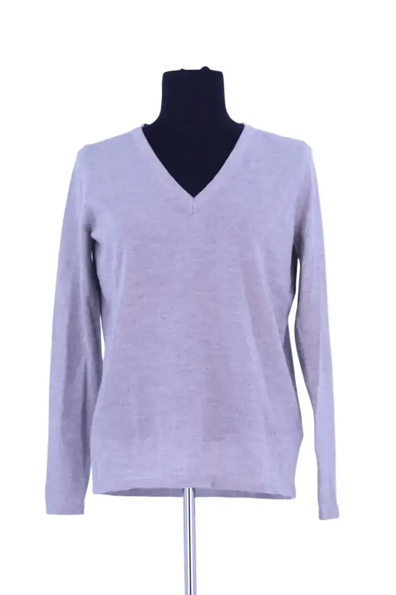 Pull Tommy Hilfiger Anthracite en Laine, taille S - Seconde Main