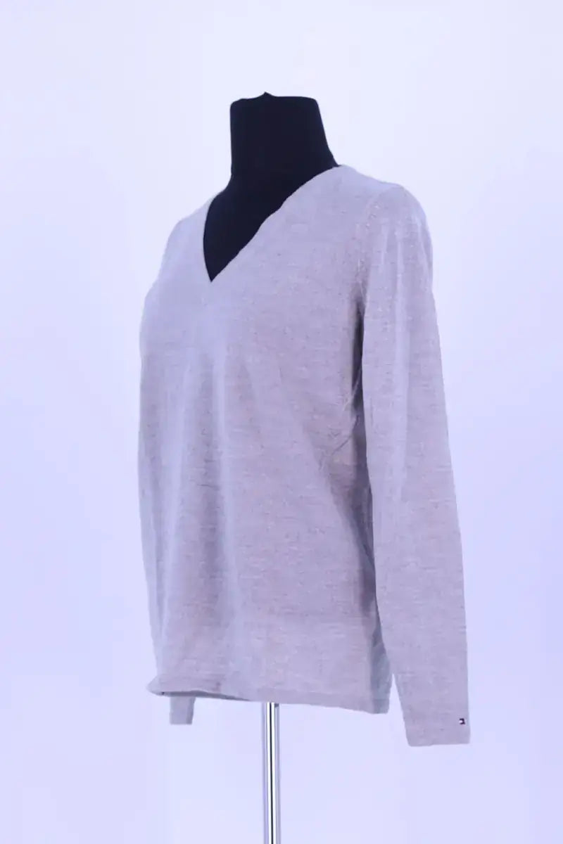 Pull Tommy Hilfiger Anthracite en Laine