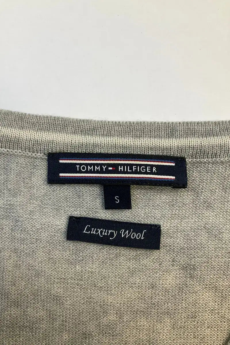 Pull Tommy Hilfiger Anthracite en Laine
