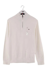 Pull Tommy Hilfiger Blanc en Coton, taille M - Seconde Main