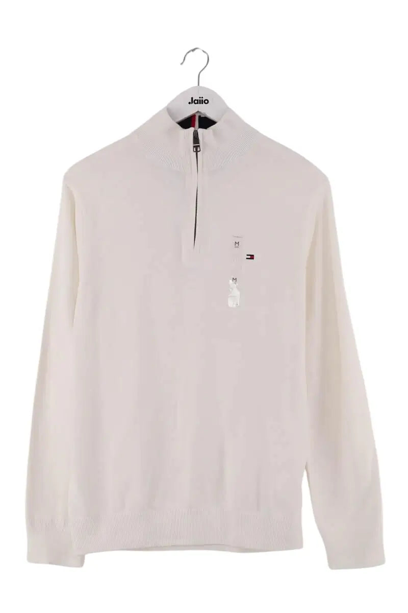Pull Tommy Hilfiger Blanc en Coton, taille M - Seconde Main