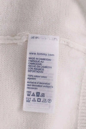 Pull Tommy Hilfiger Blanc en Coton