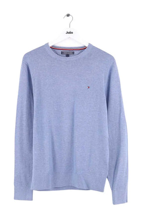 Pull Tommy Hilfiger Bleu en Coton, taille M - Seconde Main