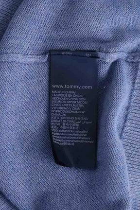 Pull Tommy Hilfiger Bleu en Coton