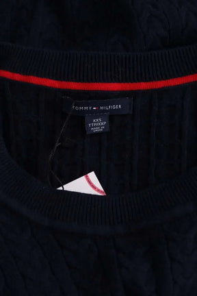 Pull Tommy Hilfiger Bleu en Coton