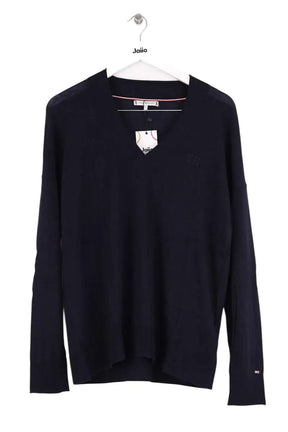 Pull Tommy Hilfiger Marine en Laine, taille M - Seconde Main