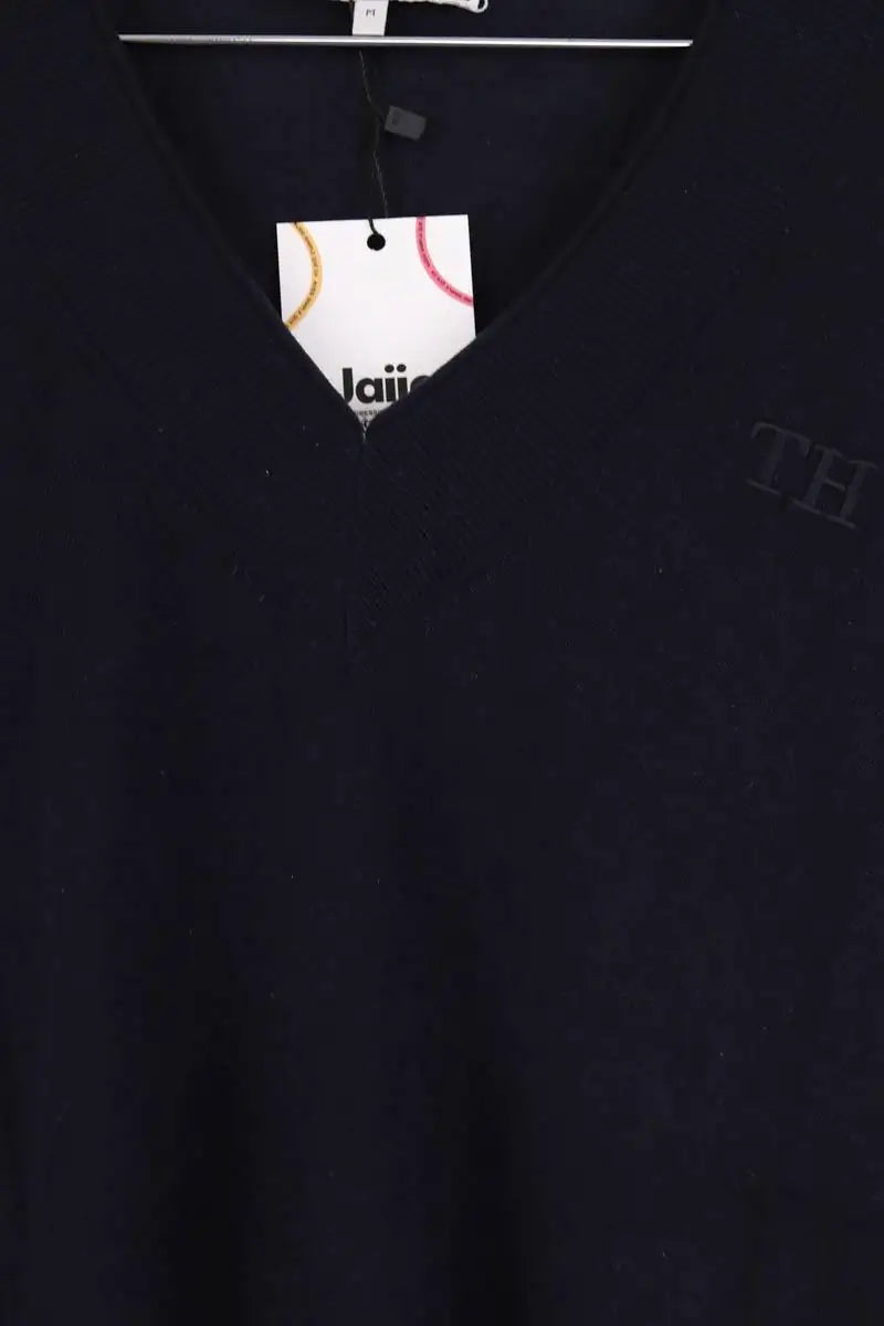 Pull Tommy Hilfiger Marine en Laine