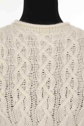 Pull Tory Burch Ecru en Cachemire