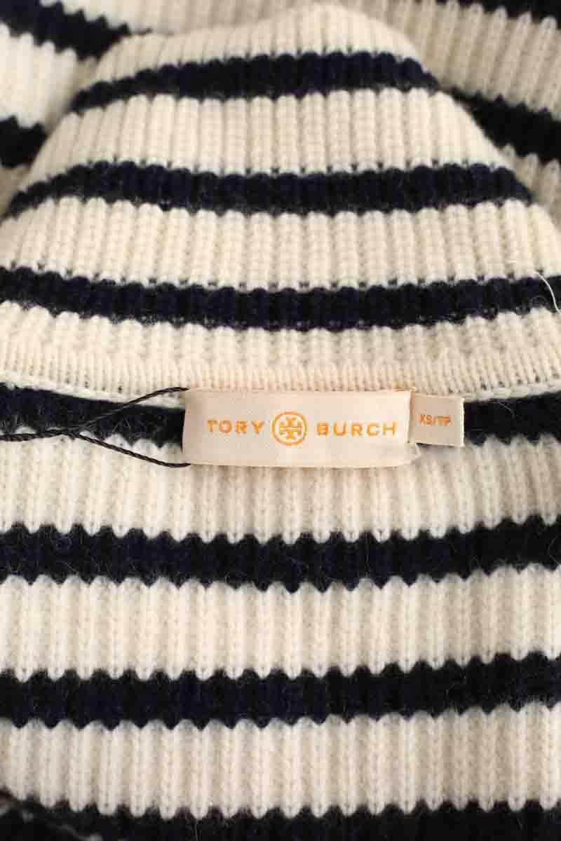 Pull Tory Burch Ecru en Laine