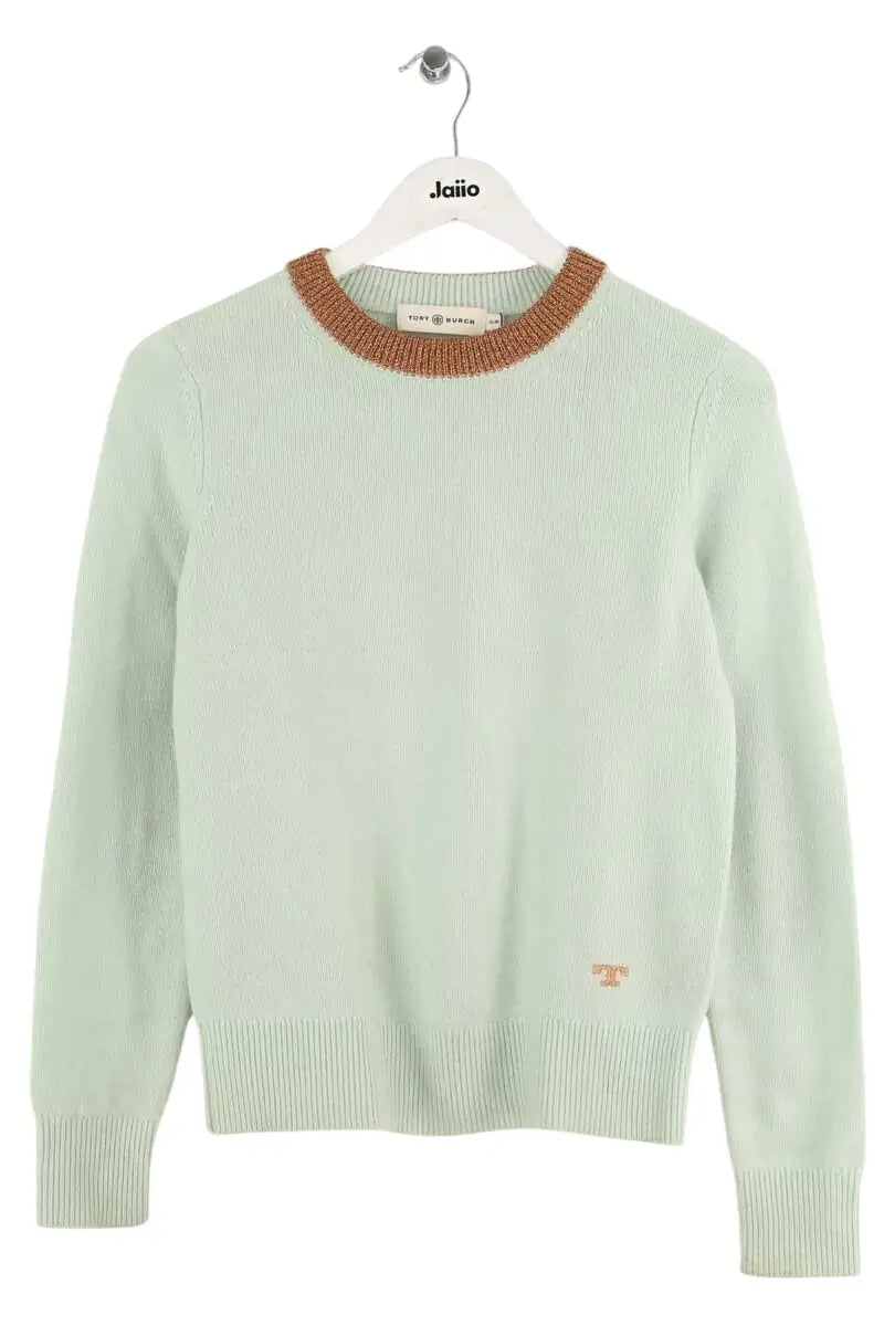 Pull Tory Burch Vert en Cachemire, taille XS - Seconde Main