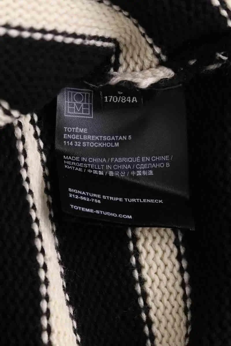 Pull Toteme Noir en Laine