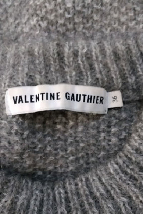 Pull Valentine Gauthier Gris en Polyamide