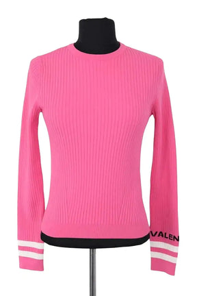 Pull Valentino Rose en Viscose, taille M - Seconde Main