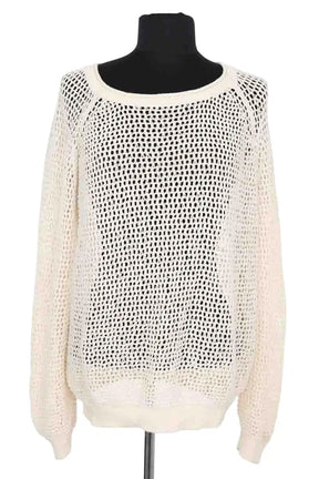 Pull Vanessa Bruno Ecru en Synthétique, taille L - Seconde Main