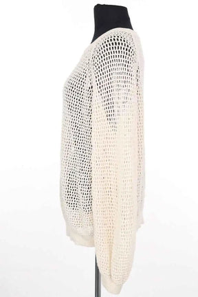 Pull Vanessa Bruno Ecru en Synthétique
