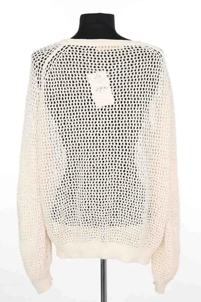 Pull Vanessa Bruno Ecru en Synthétique