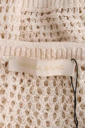 Pull Vanessa Bruno Ecru en Synthétique