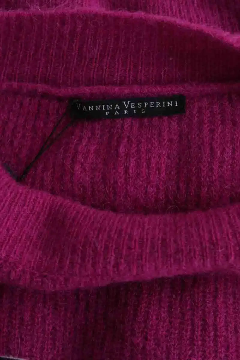 Pull Vannina Vesperini Rose en Synthétique