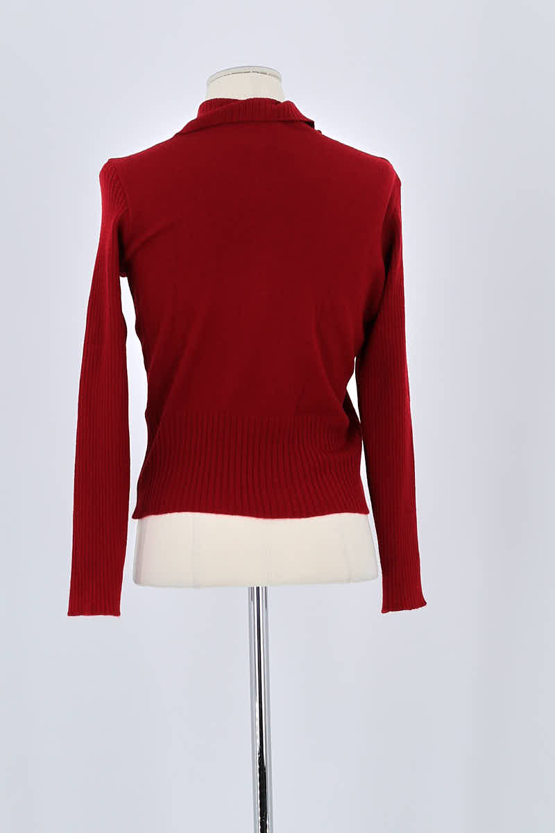 Pull Versace Rouge en Laine