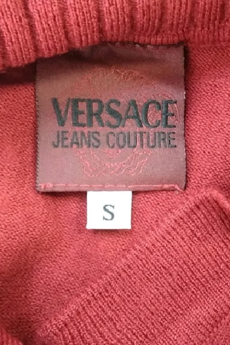 Pull Versace Rouge en Laine
