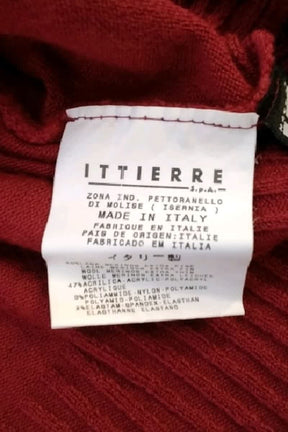Pull Versace Rouge en Laine