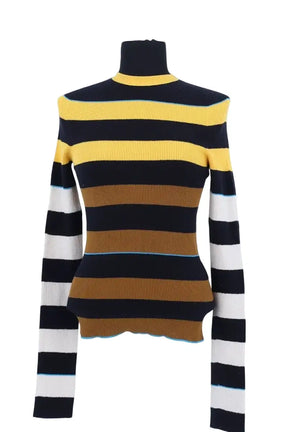 Pull Victoria Beckham Multicolore en Coton, taille XS - Seconde Main