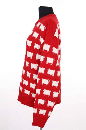 Pull Warm & Wonderful Rouge en Laine