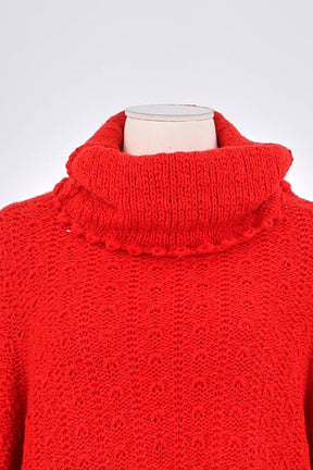 Pull Yohji Yamamoto Rouge en Laine