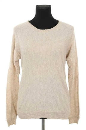 Pull Zadig & Voltaire Ecru en Cachemire, taille L - Seconde Main