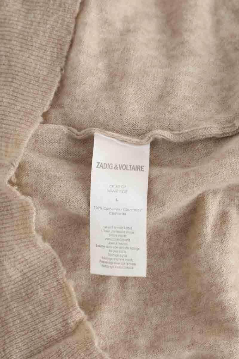 Pull Zadig & Voltaire Ecru en Cachemire