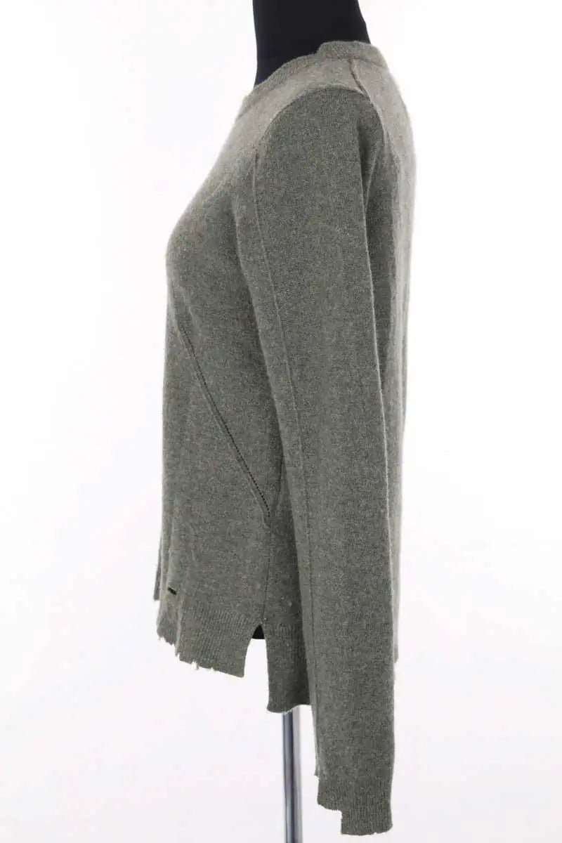 Pull Zadig & Voltaire Kaki en Cachemire