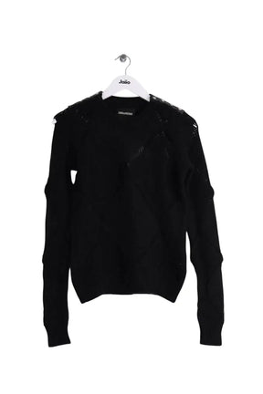 Pull Zadig & Voltaire Magot Noir en Laine, taille S - Seconde Main