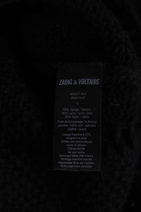 Pull Zadig & Voltaire Magot Noir en Laine