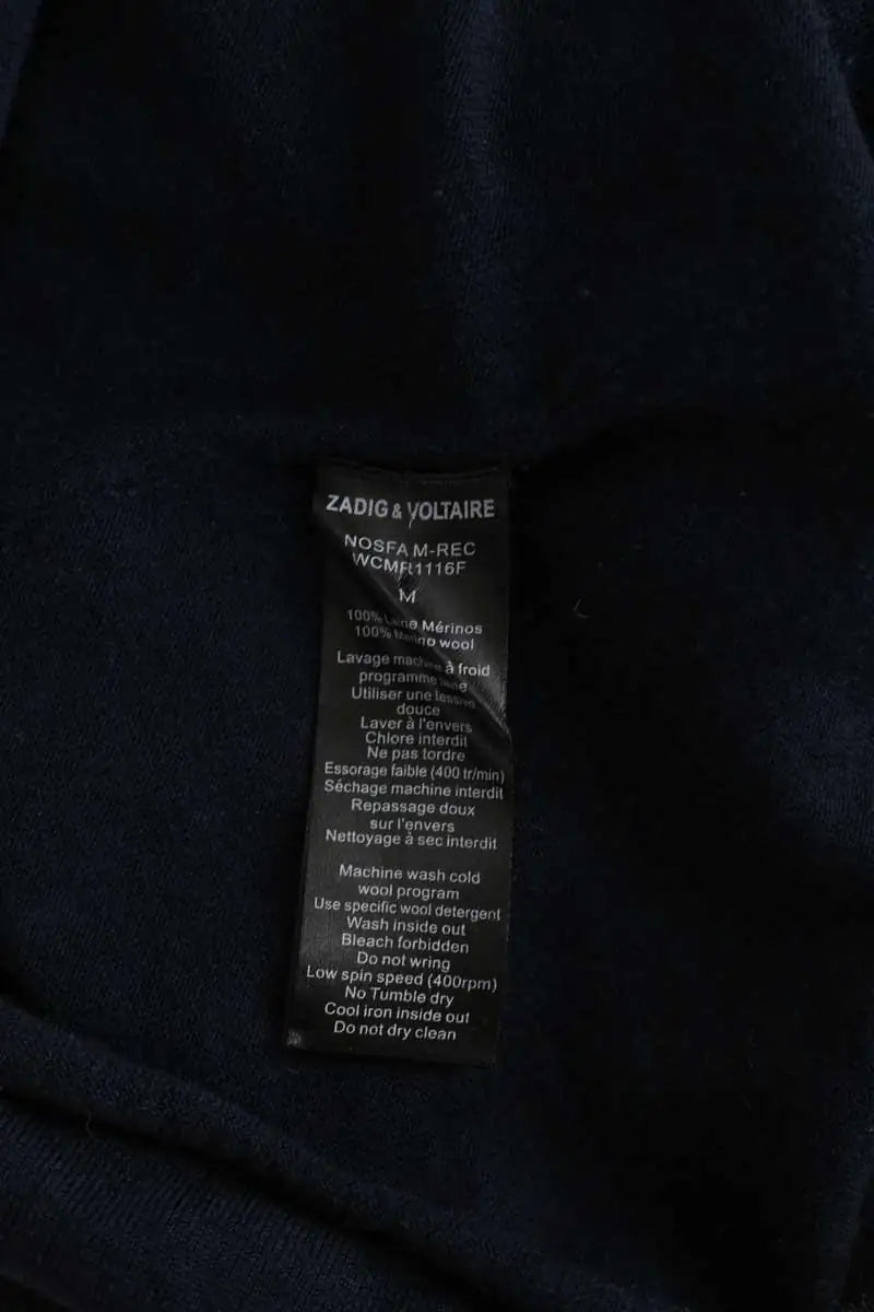 Pull Zadig & Voltaire Marine en Laine