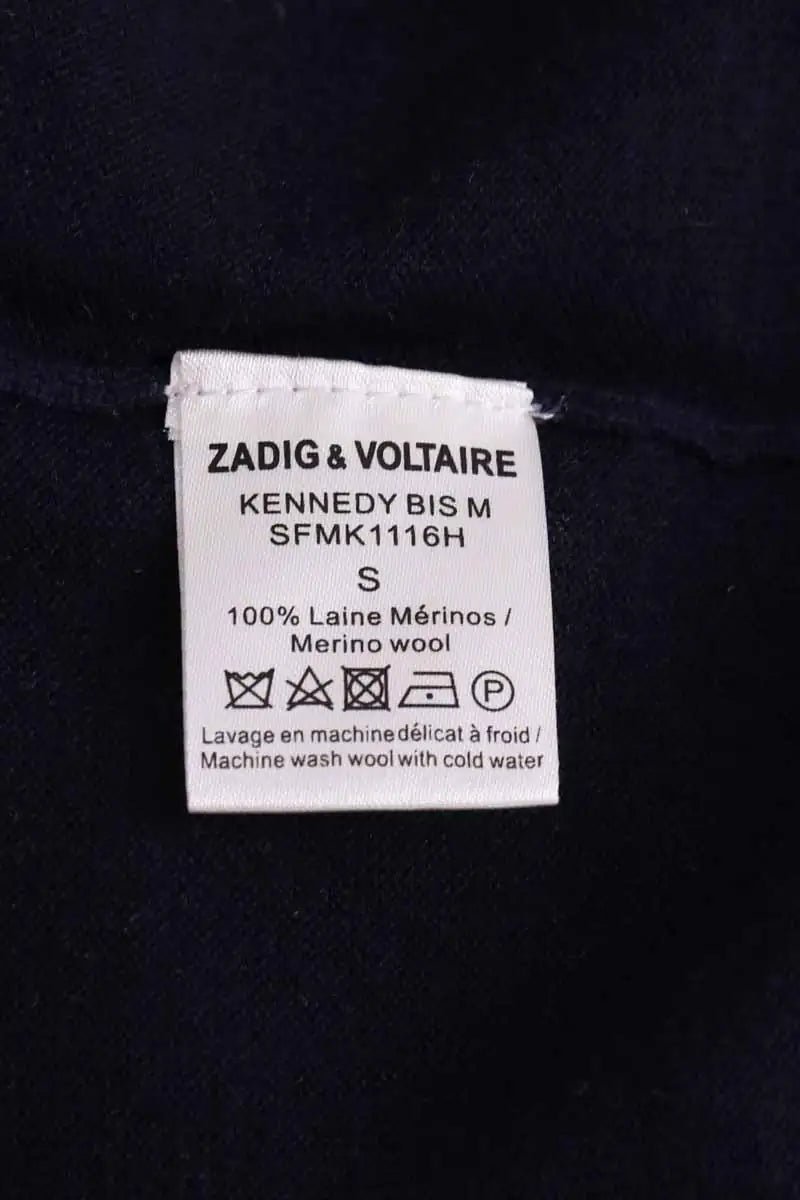 Pull Zadig & Voltaire Marine en Laine