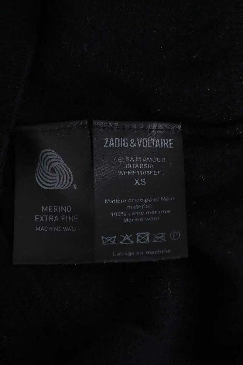 Pull Zadig & Voltaire Noir en Laine