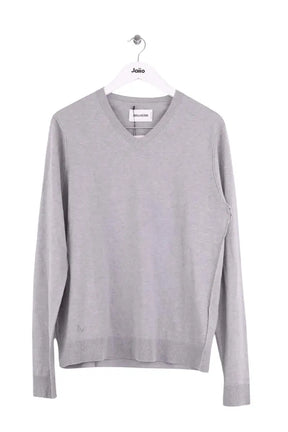 Pull Zadig & Voltaire Stan Gris en Coton, taille M - Seconde Main