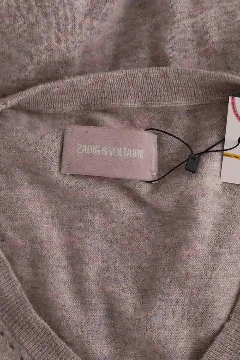 Pull Zadig & Voltaire Violet en Cachemire