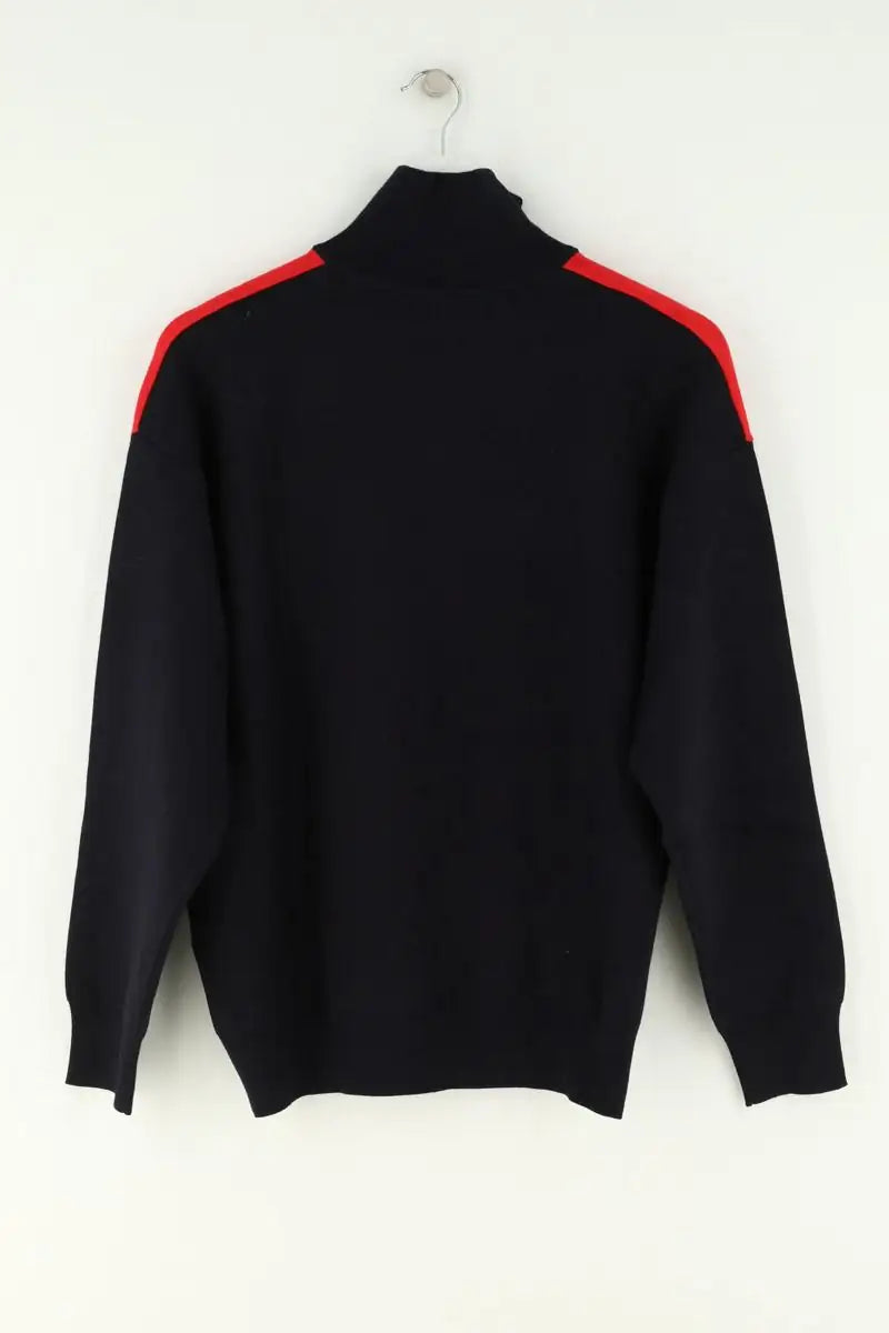 Pull zippé Sandro Marine en Viscose