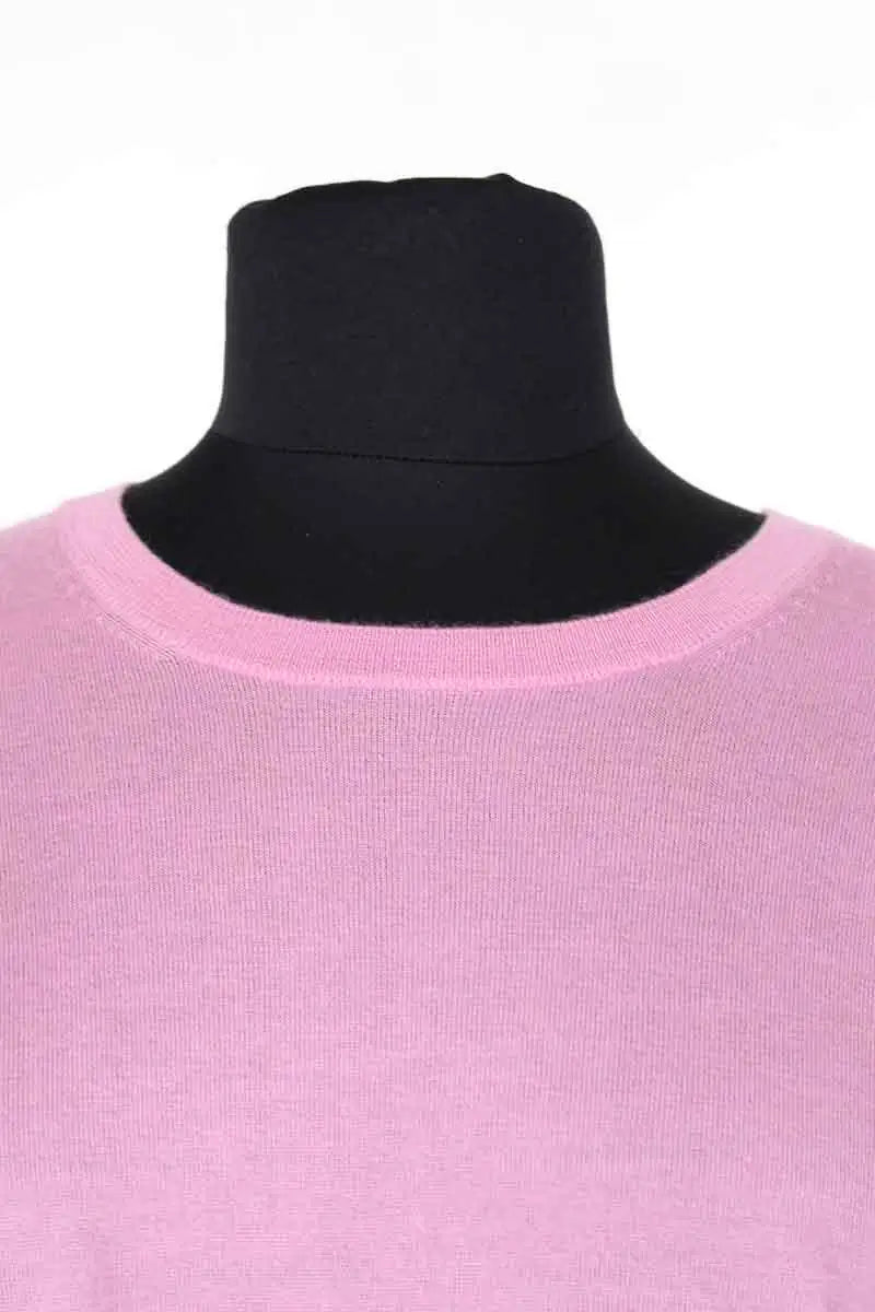 T-shirt Eric Bompard Rose en Cachemire