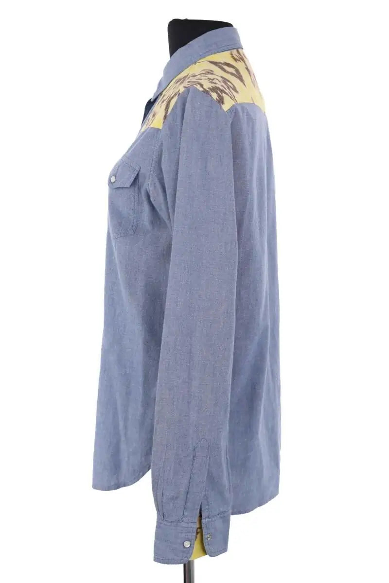 Chemise Soeur Bleu en Coton