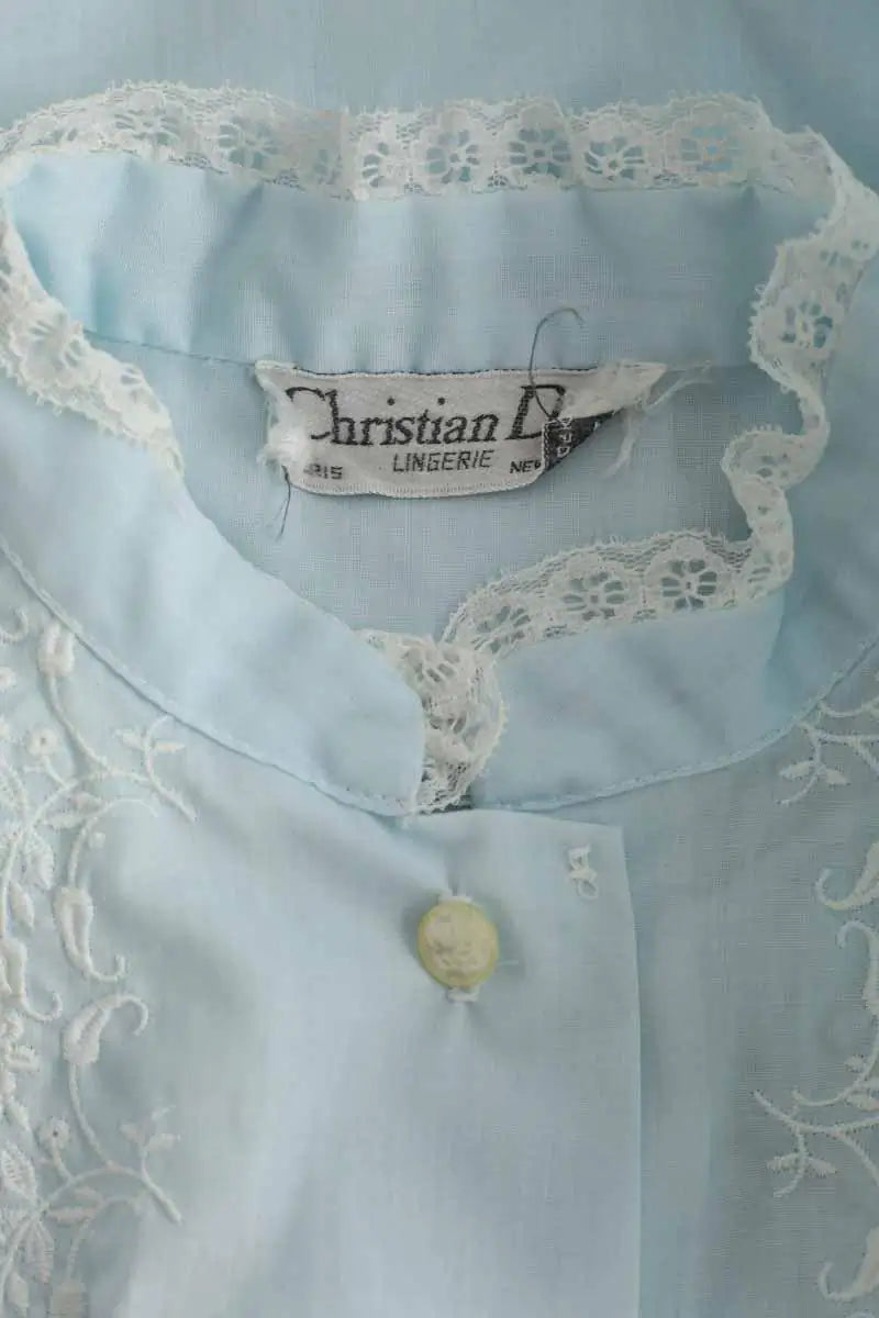Pyjama Dior Bleu en Coton