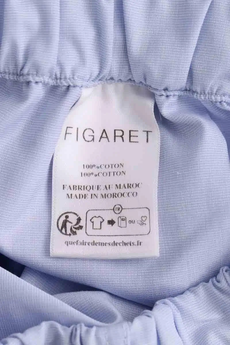 Pyjama Figaret Bleu en Coton