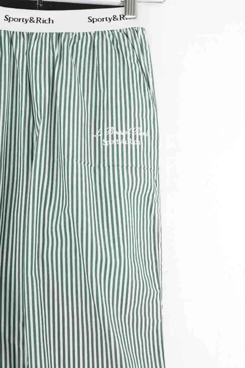 Pyjama Sporty & Rich Vert en Coton