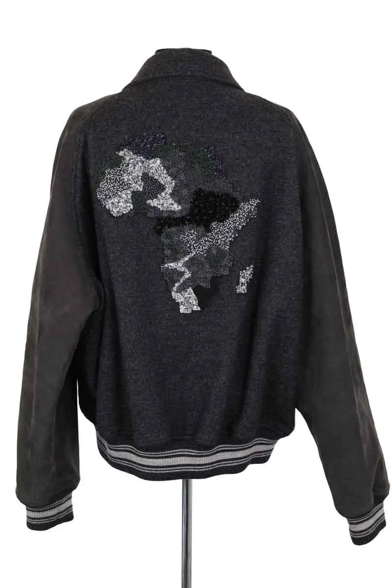 Blouson Louis Vuitton Anthracite en Laine