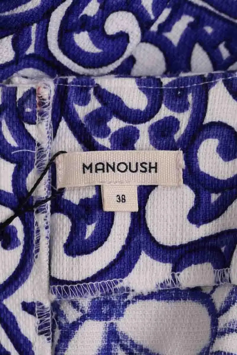 Robe Manoush Blanc en Coton