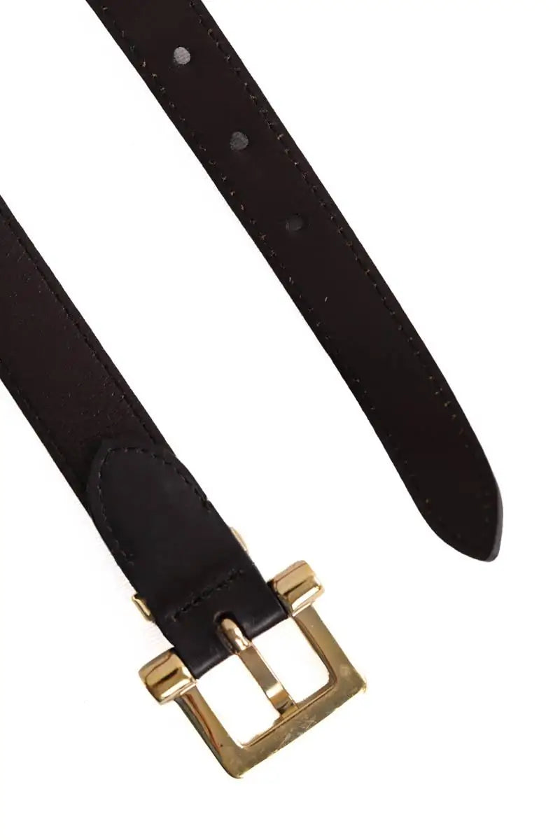 Ceinture Burberry Ecru en Cuir