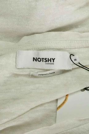 T-shirt Notshy Blanc en Lin